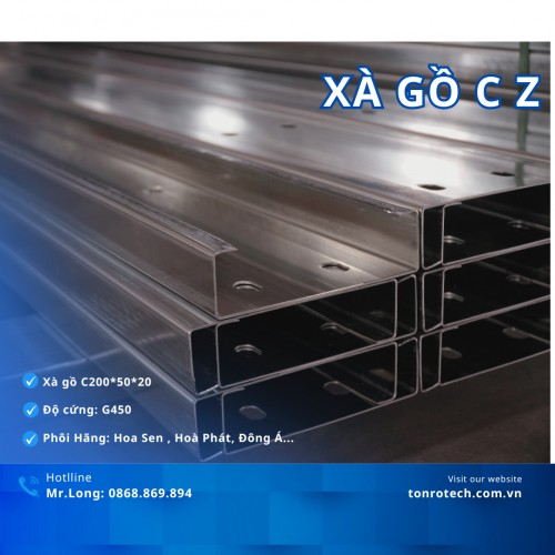 XÀ GỒ G450 ROTECH GIÁ CỰC CHIẾN CHO CÁC DỰ ÁN NHÀ XƯỞNG CÔNG NGHIỆP